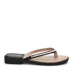 truffle collection Women Embellished Thong-Strap Wedges-picture-44