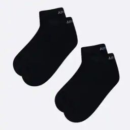 Pack of 2 Women Logo Print Ankle-Length Socks-picture-1