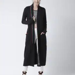Women Embroidered Regular Fit Front-Open Shrug-17