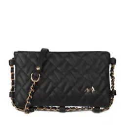 Women Quilted Sling Bag with Metal Accent-23