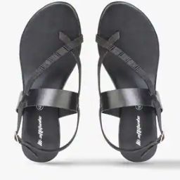 Open-Toe Flat Sandals with Buckle Closure-picture-33