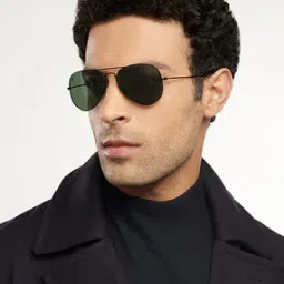 Unisex Polarized and UV Protected Aviator Sunglasses -VC 5158/P-image-45