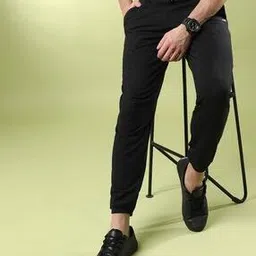 Men Mid-Rise Joggers with Drawstring Waist-image-30