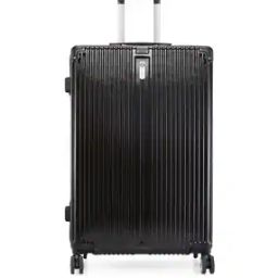 Men Striped Large Trolley Bag-13