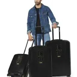 Brand Print Hard Body Small Trolley Bag-image-80