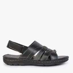 Multi-Strap Sandals with Velcro Fastening-image-42