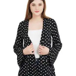 Polka-Dot Open-Front Shrug-31