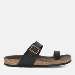 Toe-Ring Sandals with Buckle Fastening-image-95