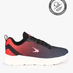 Ombre-Dyed Printed Lace-Up Running Shoes-image-34
