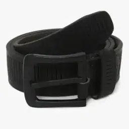 Striped Leather Belt-31