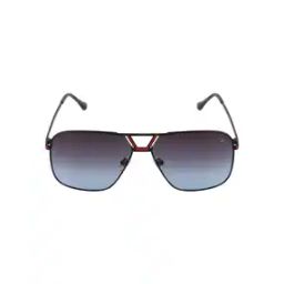 S1219 BLK SMKBLU UV-Protected Square Sunglasses-image-32