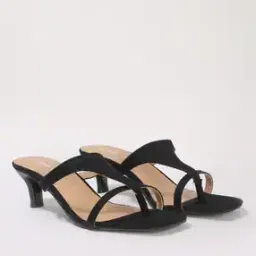 Strappy Kitten Heeled Sandals-image-59