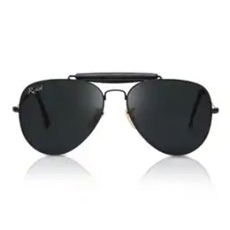 HUNTERBLACKBLACK UV-Protected Aviators-37