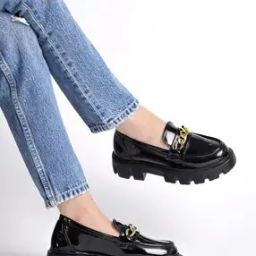 Slip-On Heeled Casual Shoes-image-5