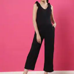 Women Jumpsuit with Tie-Up Straps-image-92