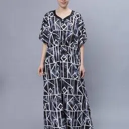 nightspree Women Geometric Print Kaftan-picture-23