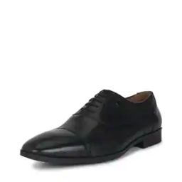 Toe-Cap Leather Oxford Shoes-image-64