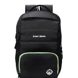 Striped Laptop Back Pack with Padded Straps-39