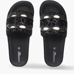 Women Animal Print Slides-22