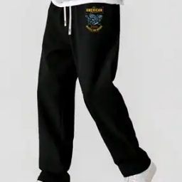 Men Mid-Rise Graphic Print Straight Fit Track Pants-picture-44