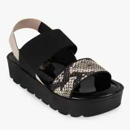 Women Reptilian Pattern Platform Heels-image-44