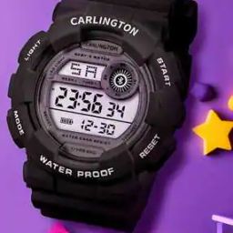 Digital Watch with Buckle Closure-picture-3