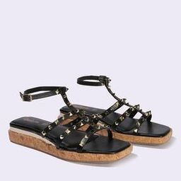 Women Embellished Multi-Strap Sling-Back Platforms-image-12