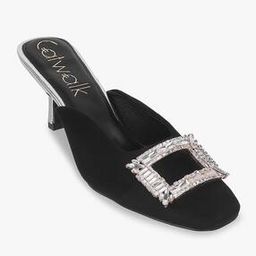 Women Embellished Kitten-Heeled Sandals-image-20
