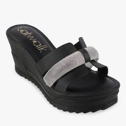 Women Embellished Slip-On Wedges-image-65