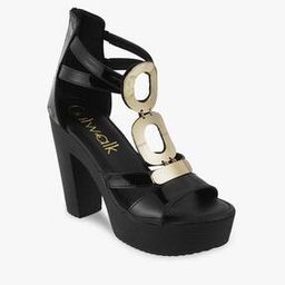 Women Open-Toe Chunky-Heeled Sandals-image-1
