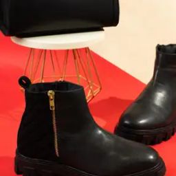 Women Ankle-Length Boots with Zip Closure-image-45