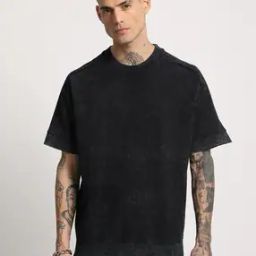Men Oversized Crew-Neck T-Shirt-picture-17