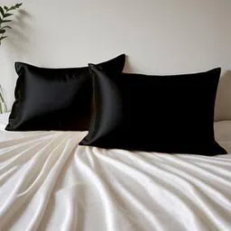 Set of 2 Satin Pillow Covers 27" x 18"-picture-46