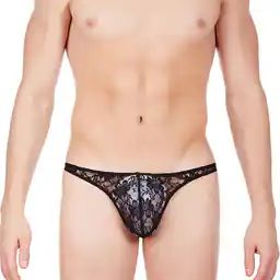 Lace Briefs with Elasticated Waist-image-69