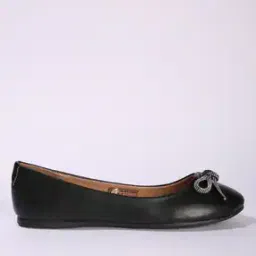 Women Slip-On Ballerinas with Embellished Bow Accent-image-60