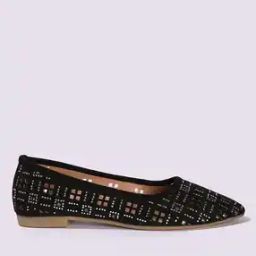 Women Embellished Slip-On Ballerinas-image-2