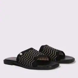 Women Square-Toe Slip-On Sandals-17