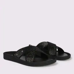 Women Embellished Criss-Cross Strap Sandals-picture-31