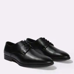 Men Perforated Round-Toe Lace-Up Derbys-10