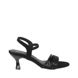 Women Kitten Heeled Sandals with Synthetic Upper-1