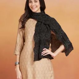 Women Stole with Stitched Hem-image-97