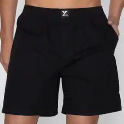 Logo Print Boxers with Elasticated Waist-45