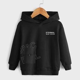 jump cuts Typographic Print Slim Fit Hooded T-Shirt-picture-40