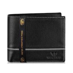 Men Bi-Fold Wallet with Embossed Logo-picture-40