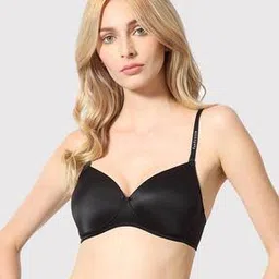 Plush Back No Slip Strap & Wireless T-Shirt Bra-image-45