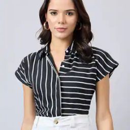 Women Striped Regular Fit Shirt-image-50