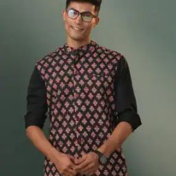 Men Printed Regular Fit Nehru jacket-6