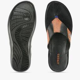 Men Paneled Thong-Strap Sandals-image-97
