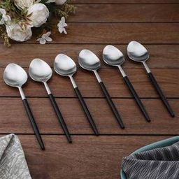 Set of 6 Table Spoons with Matt Finish Handle-27