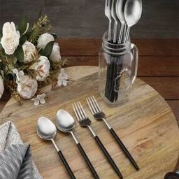 Set of 12 Spoons & Forks  with Matt Finish Handle-12
